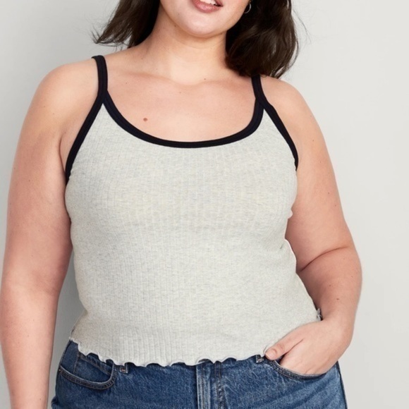 NWT OLD NAVY Women’s Plus cropped Tank Top - Picture 1 of 9